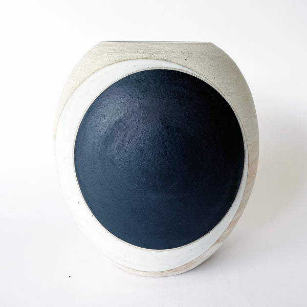 Vessel Round: Crescent Indigo