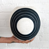 Vessel Round: Rings Indigo