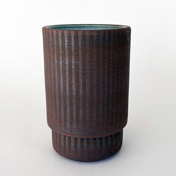 Vessel Step Wide: Stripes Med Brown / TXD