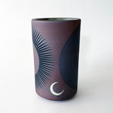 Vessel Tall: Sun & Dark Brown / TXD
