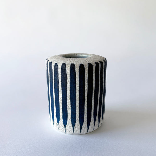 Vessel XS: Stripe Indigo