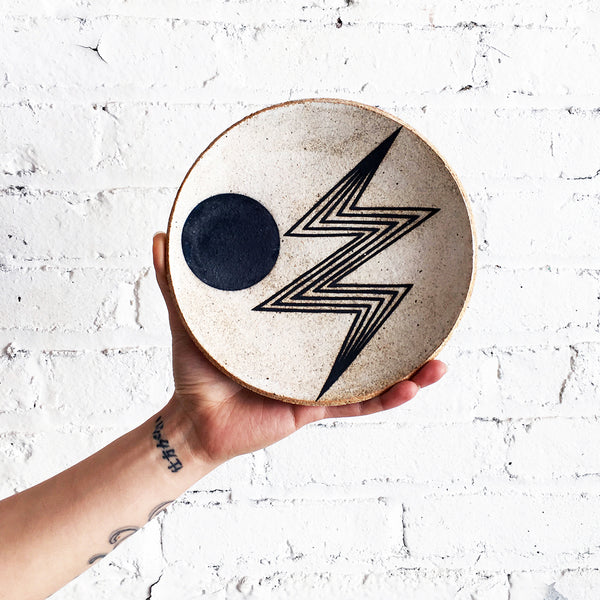 Dish Rnd: Lightning Indigo