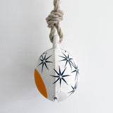 Jingle Bell Domed: Sun Moon Stars Marigold