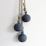 Jingle Bell Round Set of 3: Grey