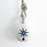 Jingle Bell Round: White w/ Star