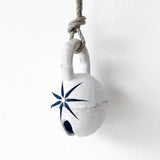 Jingle Bell XS: White w/ Star