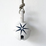 Jingle Bell XS: White w/ Star