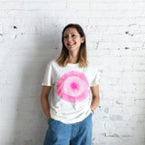 T-Shirt: White w/ Pink Eye