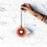 Ornament Large Eye: Rings Rainbow