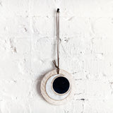 Ornament Large Rnd: Crescent Indigo