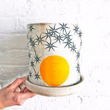 Planter: Crescent Marigold Constellations