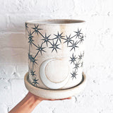 Planter: Crescent Marigold Constellations
