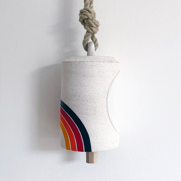 Thrown Bell Tall: Rings Rainbow (Arc) Full Moon