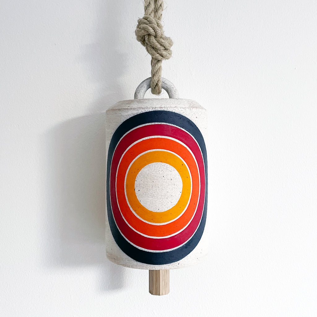 Thrown Bell Tall: Rings Rainbow – MQuan Studio