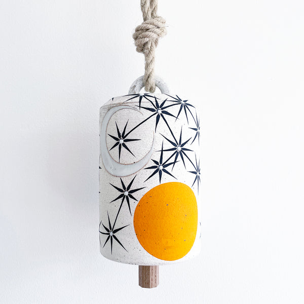 Thrown Bell Tall: Sun Moon Stars Marigold