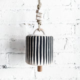 Thrown Bell Wide: Stripes Black
