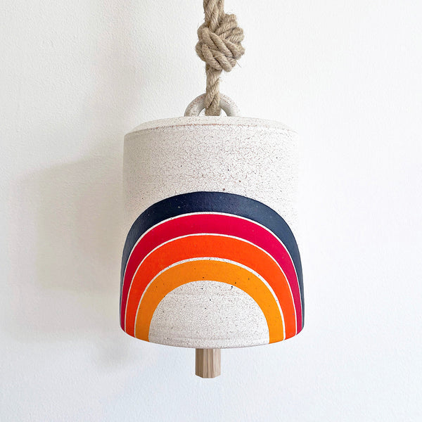 Thrown Bell Wide: Rings Rainbow (Arc) Full Moon
