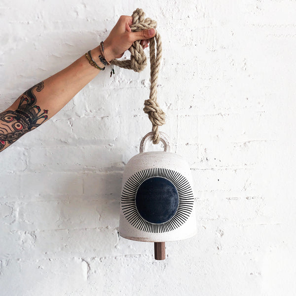 Thrown Bell Round: New Eye Indigo