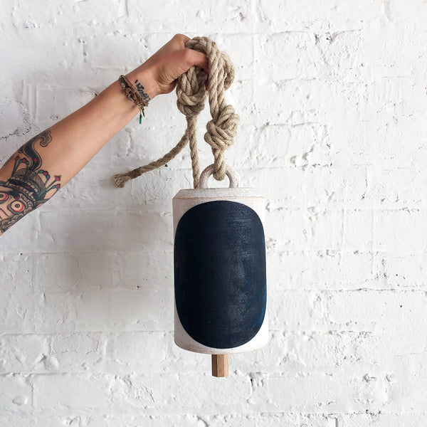 Thrown Bell Tall: Full Moon Indigo