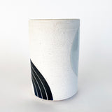 Vessel Tall: Rings Indigo (Arc) Full Moon