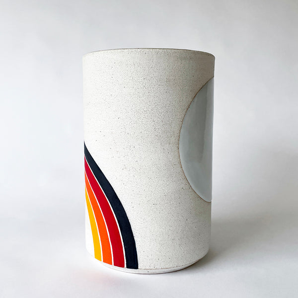 Vessel Tall: Rings Rainbow (Arc) Full Moon