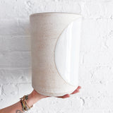 Vessel Tall: Full Moon White