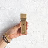 Hardware: Brass Wall Mount Bracket