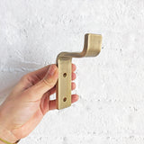 Hardware: Brass Wall Mount Bracket