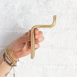 Hardware: Brass Wall Mount Bracket