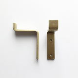 Hardware: Brass Wall Mount Bracket