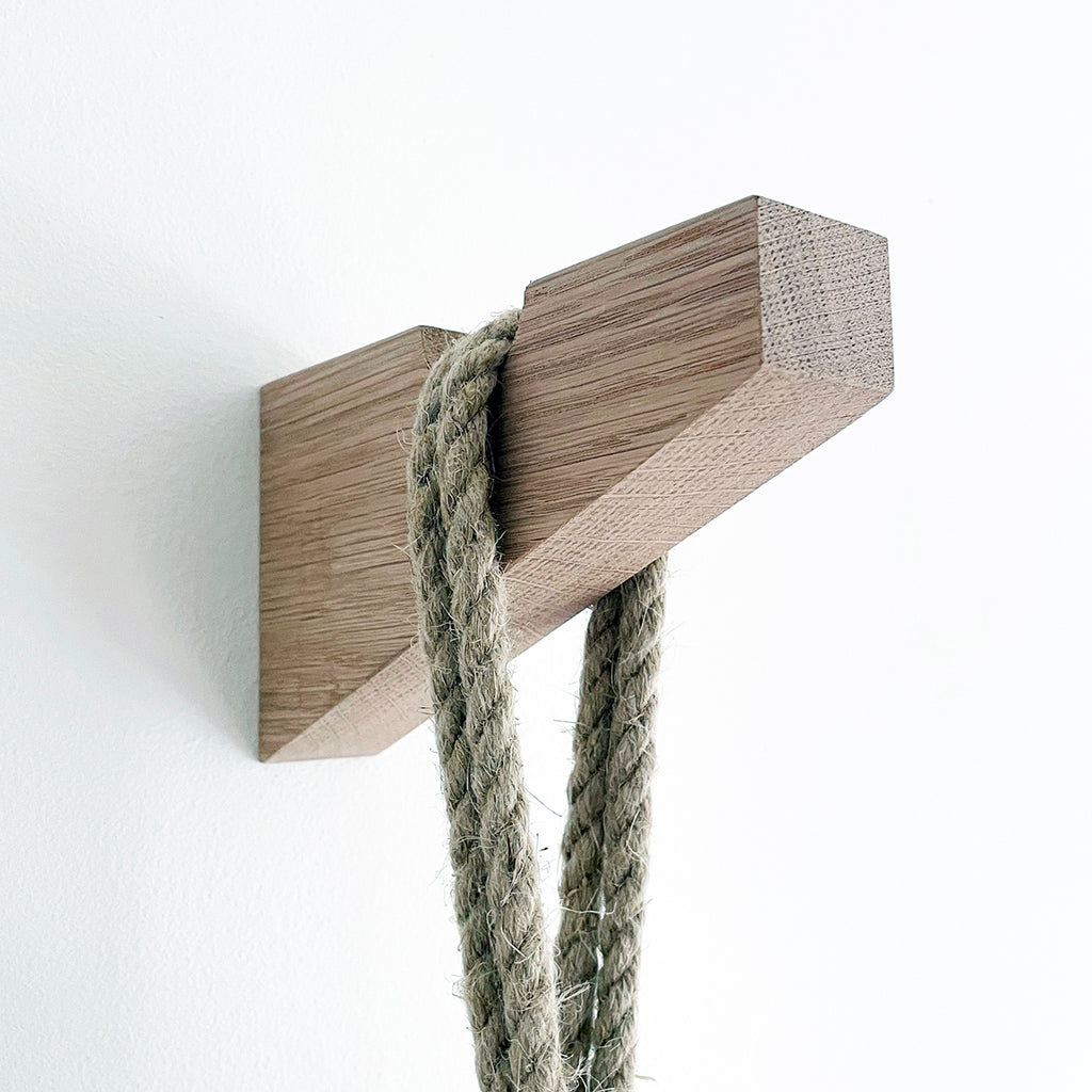 Hardware Wood Square Notched Wall Mount Bracket MQuan Studio